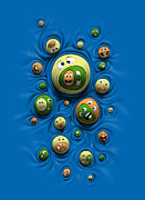 Emoticontagious Digital Art by Ben Hartnett