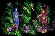 Faery Forest Digital Art by Lisa Yount
