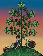 Fairy Series Tina Painting by Victoria De Almeida