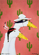 Faithful Companions... Painting by Will Bullas