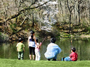 Family Fishing Photograph by Susan Savad Family Fishing Photograph by Susan Savad