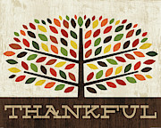 Family Tree - Thankful Painting by Michael Mullan
