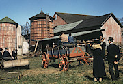 Farm Auction, 1940 Photograph by Granger Farm Auction, 1940 Photograph by Granger