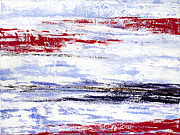I C Red Painting by Tamara Nelson