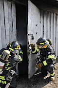Firefighters With Protective Equipment Photograph by Science Photo Library