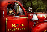 Fireman - This is my truck Photograph by Mike Savad