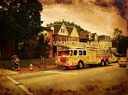 Firemen to the Rescue Photograph by Richard Reeve
