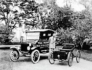 First And Ten Millionth Ford Cars Photograph by Science Photo Library