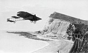First Flight Over English Channel Photograph by Science Photo Library