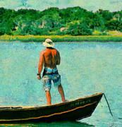 Fishing on the Matanzas Photograph by Stacey Sather