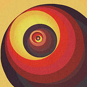 Flame Meditation on a Yellow Wall Digital Art by Deborah Smith
