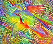 Flight of Colour and Bliss Painting by Jennifer Baird