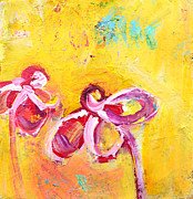 Abstract Flowers Silhouette No 14 Painting by Patricia Awapara