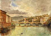 Florence Painting by Juan  Bosco