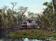 Florida Steamboat, C1902 Painting by Granger Florida Steamboat, C1902 Painting by Granger