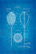 Flynn Merion Golf Club Wicker Baskets Patent Art 1916 Blueprint Photograph by Ian Monk