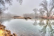 Foggy River Photograph by Bob Kinnison