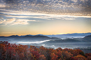 Foothills Parkway Fall Morning Photograph by Jennifer Ludlum