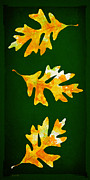 Forest Leaves Painting Mixed Media by Christina Rollo