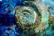 Fossil Seas Digital Art by Lisa Yount
