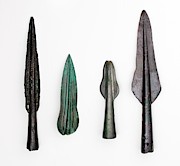Four Bronze Age Spear Heads Photograph by Science Photo Library