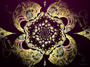 Fractal - Persian Floral Motif Digital Art by Susan Savad