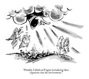Frankly, I Think We'll Regret Introducing These Drawing by Lee Lorenz