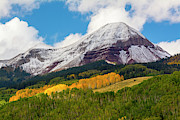 Fresh Snow On Engineer Mountain, San Photograph by Kennan Harvey