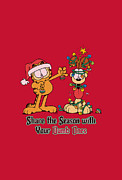 Garfield - Share The Season Digital Art by Brand A
