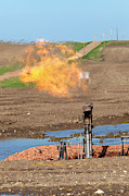 Gas Flare At An Oil Field Photograph by Science Photo Library