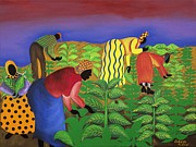 Gathering Precious Waves Painting by Patricia Sabreee