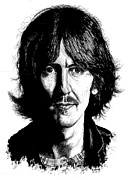 George Harrison Drawing by Kenneth Stock