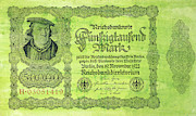 German Banknote, 1922 Painting by Granger German Banknote, 1922 Painting by Granger