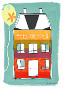 Get Well Card Mixed Media by Linda Woods