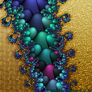 Gilded Fractal 4 Digital Art by Ann Stretton Gilded Fractal 4 Digital Art by Ann Stretton