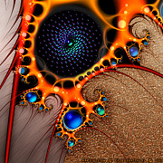 Gilded Fractal 7 Digital Art by Ann Stretton Gilded Fractal 7 Digital Art by Ann Stretton