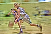  Basketball in Motion Photograph by Ron Roberts
