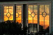 Glass Doors Aglow Photograph by E Faithe Lester