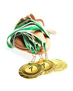 Gold Medals Photograph by Science Photo Library