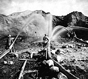Gold Mining California Photograph by Granger