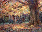 Golden Autumn Painting by Susan Savad Golden Autumn Painting by Susan Savad
