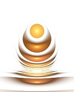 Golden Egg Digital Art by Anastasiya Malakhova