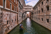 Gondola Approaching Bridge of Sighs Photograph by Brenda Kean