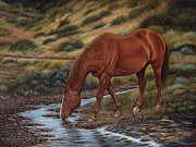 Good'Ol Red Painting by Ricardo Chavez-Mendez