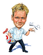 Gordon Ramsay Painting by Art  