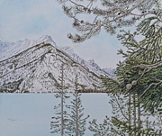Grand Teton View Painting by Michele Myers