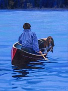 Gray Hound Express Painting by Phil Chadwick