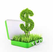 Green Investment Photograph by Science Photo Library