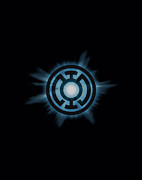 Green Lantern - Blue Glow Digital Art by Brand A