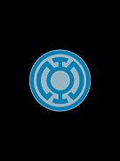 Green Lantern - Blue Symbol Digital Art by Brand A